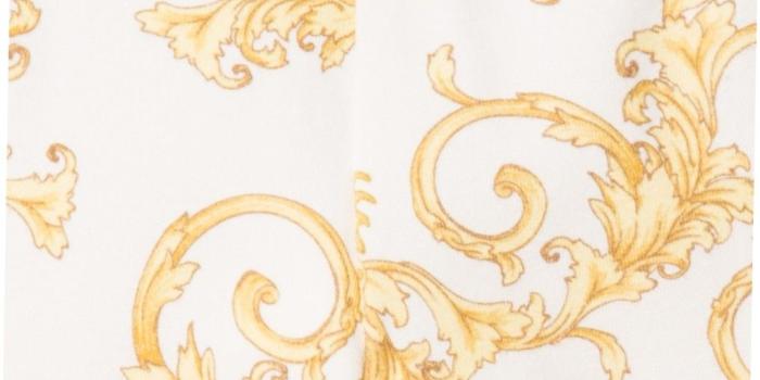 1017x1017 Young Versace Baby Girls Gold Baroque Dragon Print Leggings