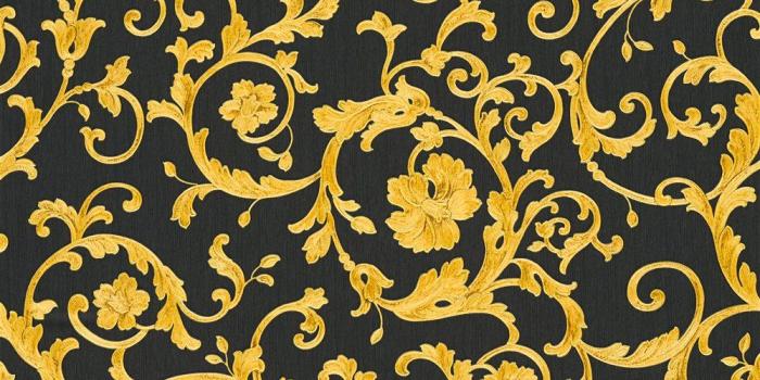 1000x900 343262 - Versace Antique Vintage Florals Black Gold AS Creation