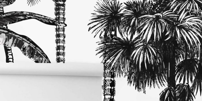 900x900 Boho jungle removable wall mural