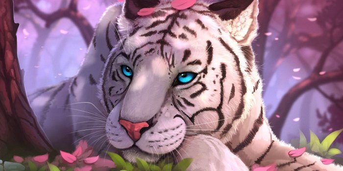 2150x1604 480x800 White Tiger Fantasy Art Galaxy Note,HTC Desire,Nokia Lumia