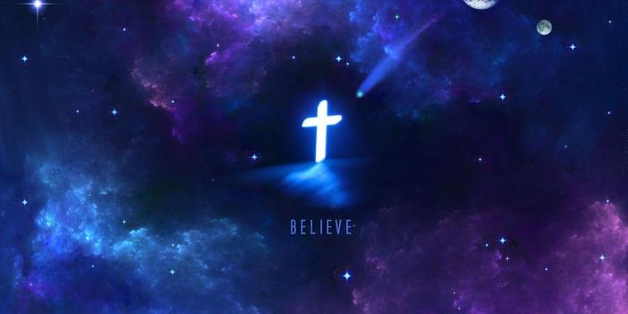 1280x800 Religious - Christian - Black Hole - Galaxy - Cross - Jesus - Christ