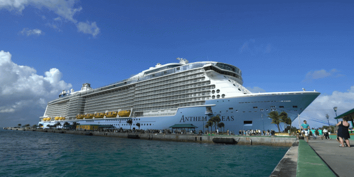 1920x1080 Big cruise ship in port of Nassau - Anthem of the seas, Bahamas Stock Video  Footage - Storyblocks Video