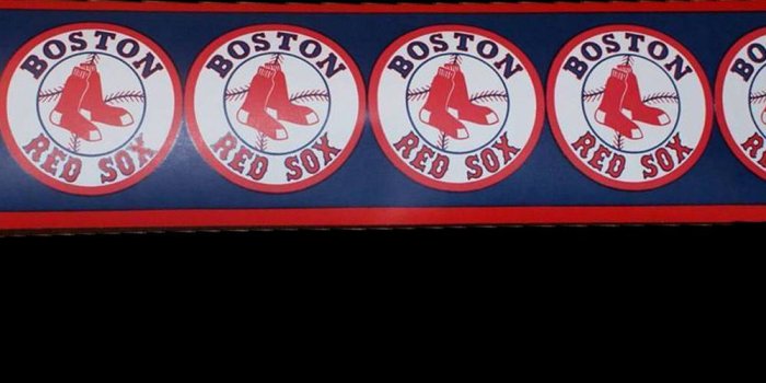 1000x1000 Vtg Boston Red Sox Wallpaper Border 15 feet baseball wall covering