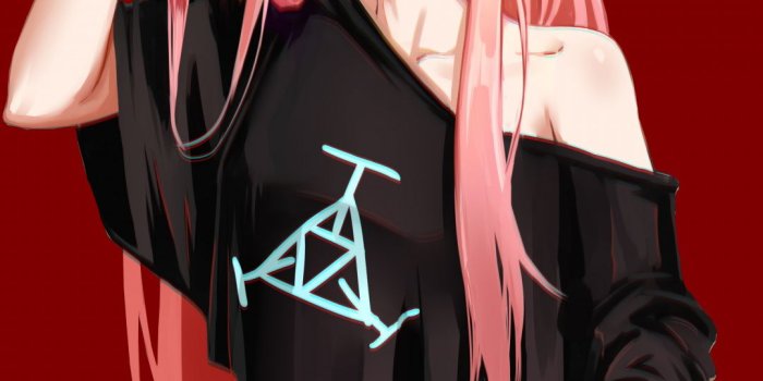 1080x1920 Anime, Zero Two, hot, long hair, artwork, 1080x1920 wallpaper