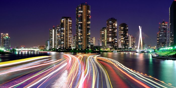 1680x1050 Tokyo-City-Lights-Wallpaper |