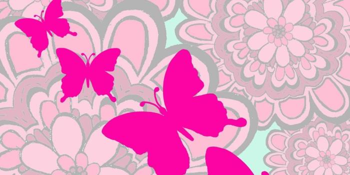 1024x768 Pink Butterfly Wallpaper Widescreen - Butterfly Images Pink Hd