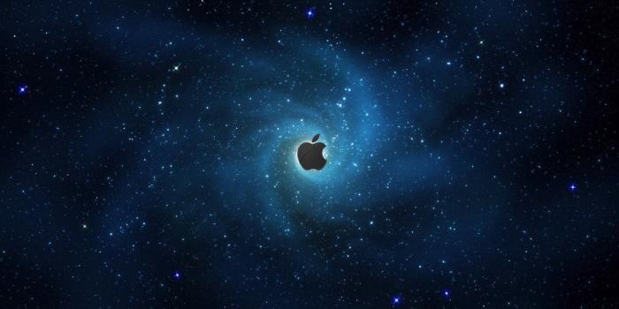 1920x1200 Apple logo with Stars and Galaxy wallpapers | Freshwallpapers