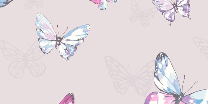 1600x1600 Details about BUTTERFLY WALLPAPER GIRLS BEDROOM DECOR PINK WHITE TEAL  PURPLE GLITTER METALLIC