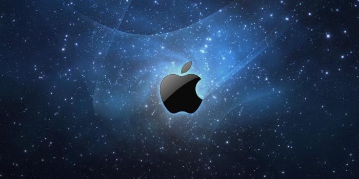1680x1050 Apple logo, Apple Inc., logo, galaxy, stars HD wallpaper | Wallpaper