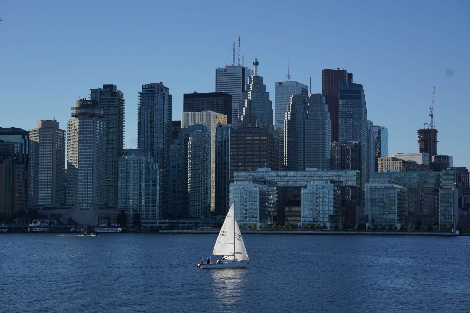 3840x2560 3101936 blue, buildings, canada, sail, sailboat, sea, toronto 4k