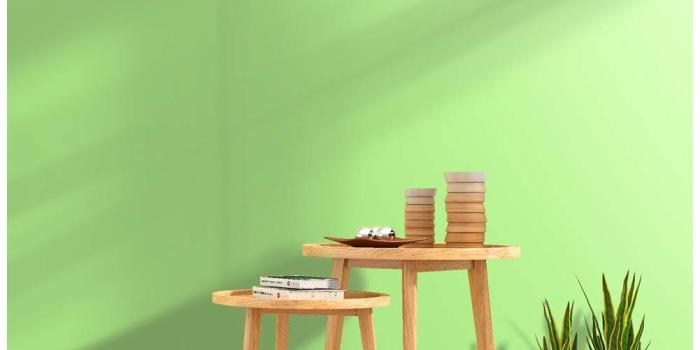 1001x1001 HaokHome 6583 Peel & Stick Wallpaper 17.7in x 9.8ft LightGreen/Lime Tree  Green Self Adhesive Contact Paper Wall Furniture Sticker