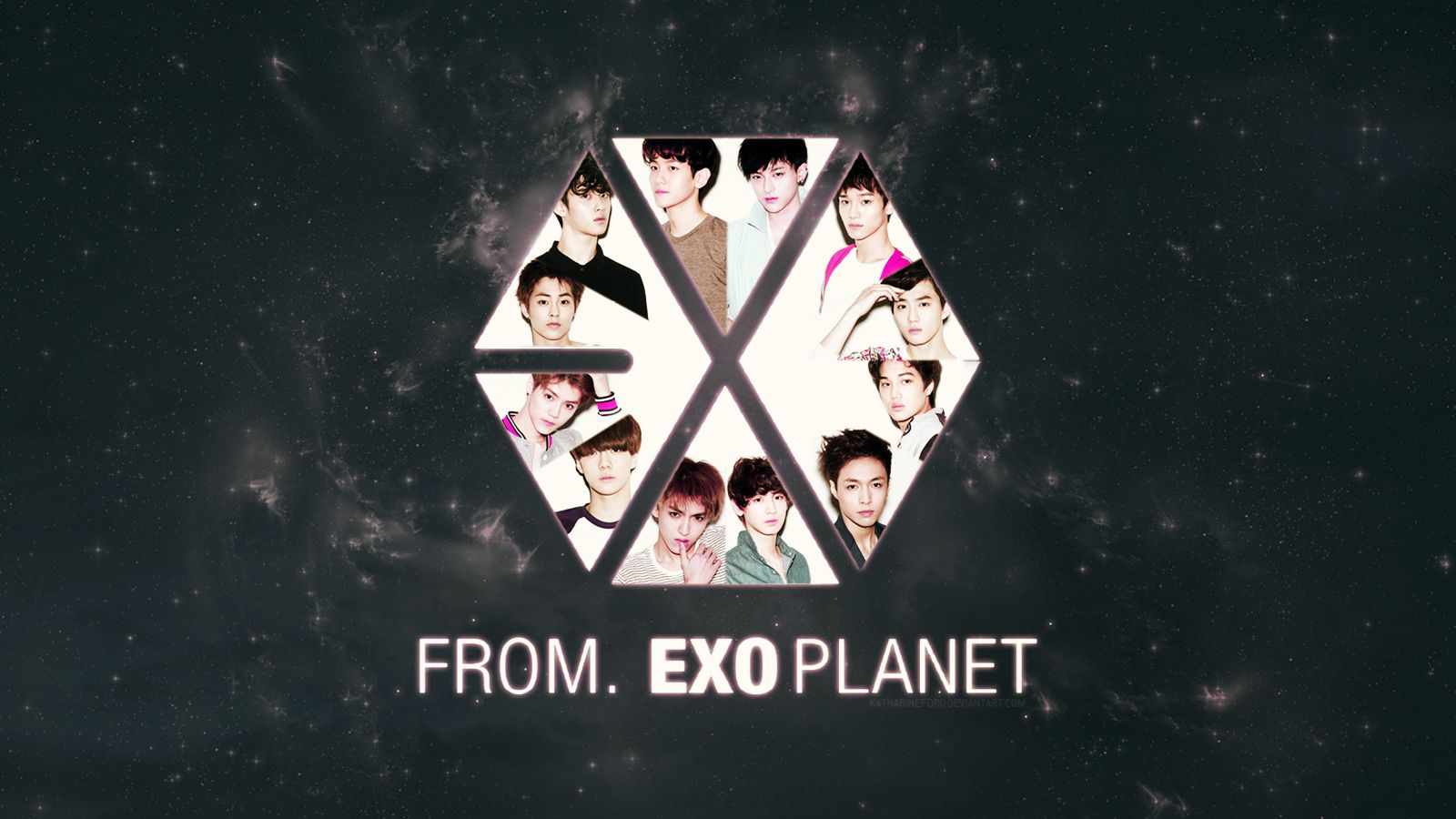 1600x900 Kpop Logo Exo HD Wallpaper, Background Images