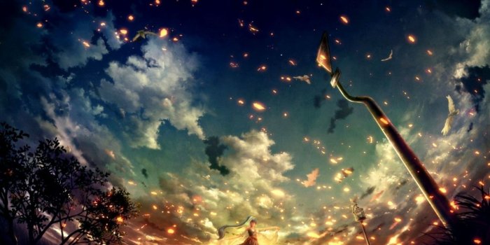 1600x978 Anime Sunset Wallpaper Hd | Mobile Wallpapers