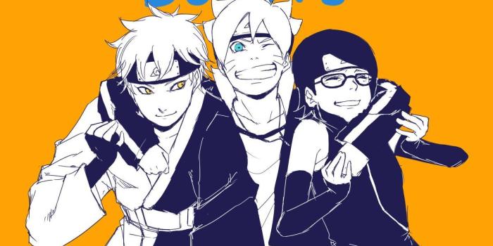 1200x900 Tags: NARUTO, Wallpaper, Uchiha Sarada, Uzumaki Boruto, Mitsuki