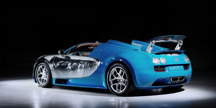 2560x1600 Awesome Blue Color Bugatti Veyron Sport Wallpa Wallpaper | WallpaperLepi