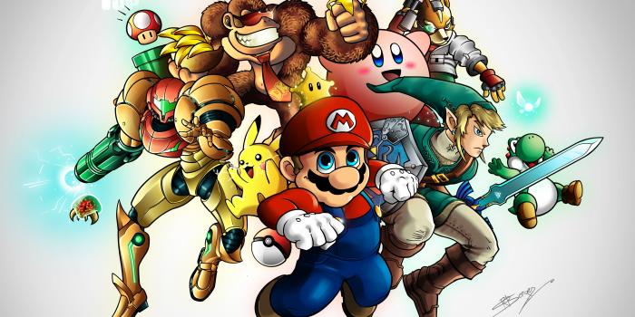 4882x3150 LARGE HD | Super Smash Bros | Wallpaper | Nintendo Art