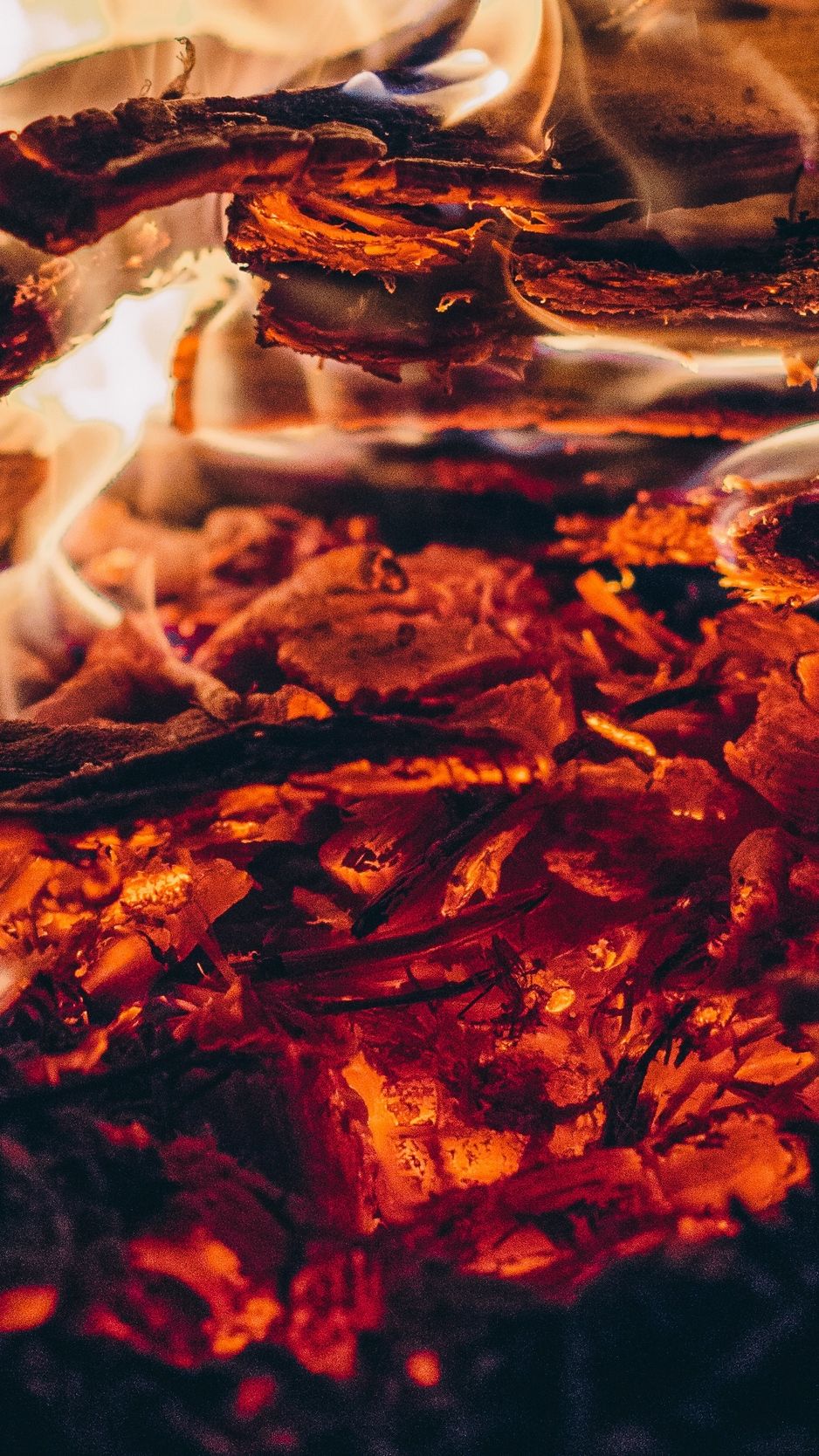 938x1668 Download wallpaper 938x1668 bonfire, embers, fire iphone 8/7/6s/6