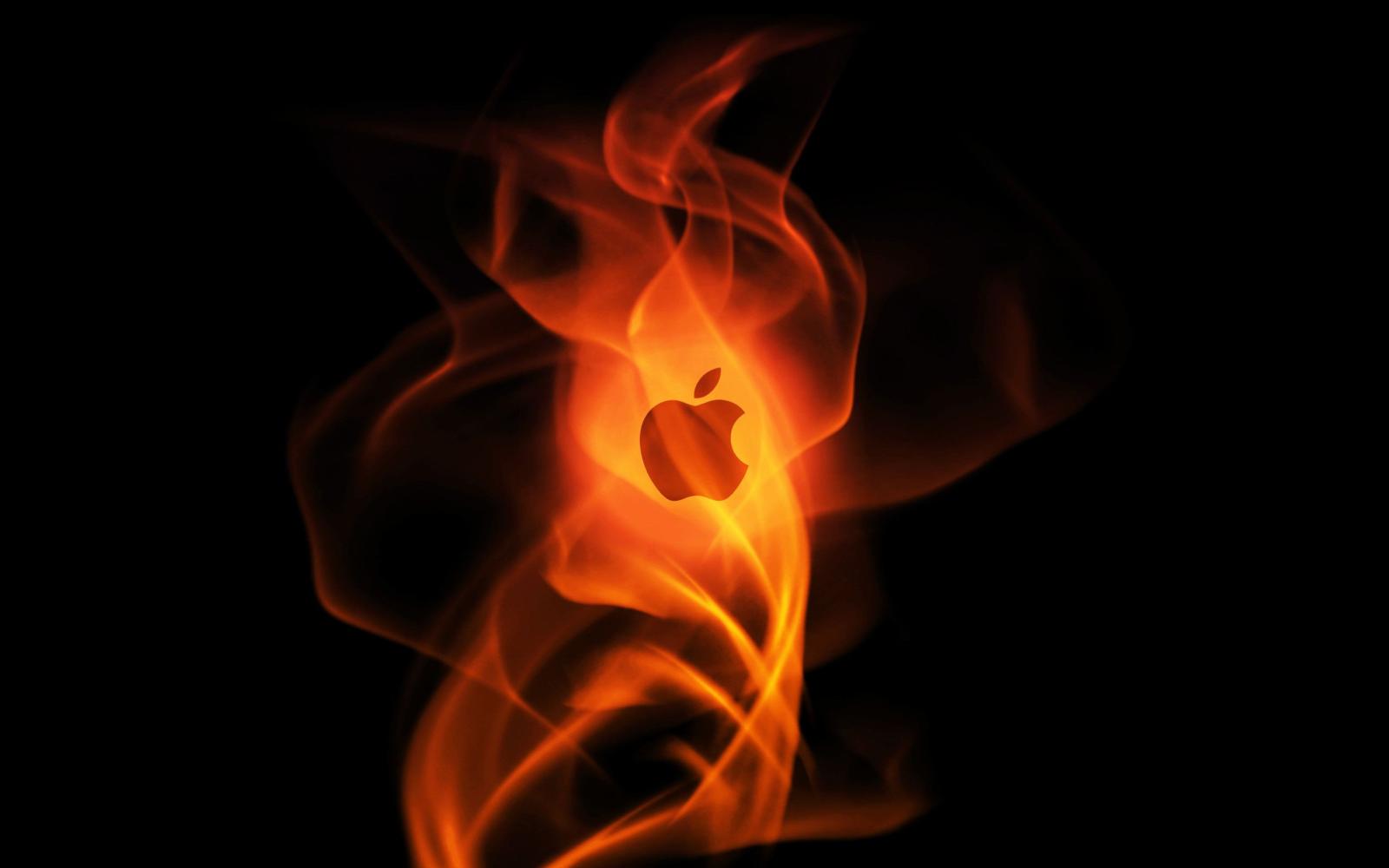 2560x1600 Phone Backgrounds, Iphone Wallpapers, Apple Logo, Apple - Fire