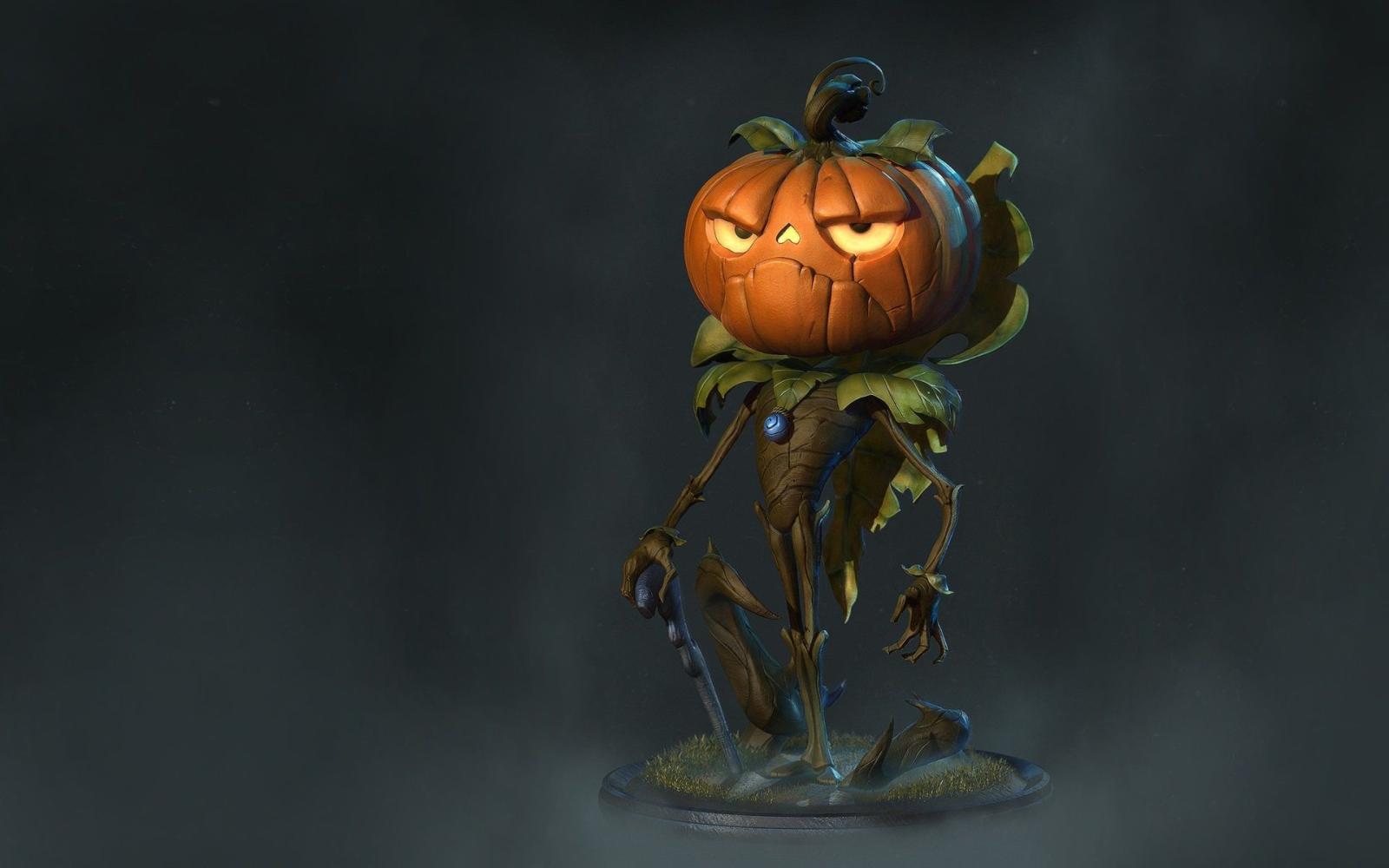1920x1200 Wallpaper Pumpkin monster, Halloween 1920x1200 HD Picture, Image