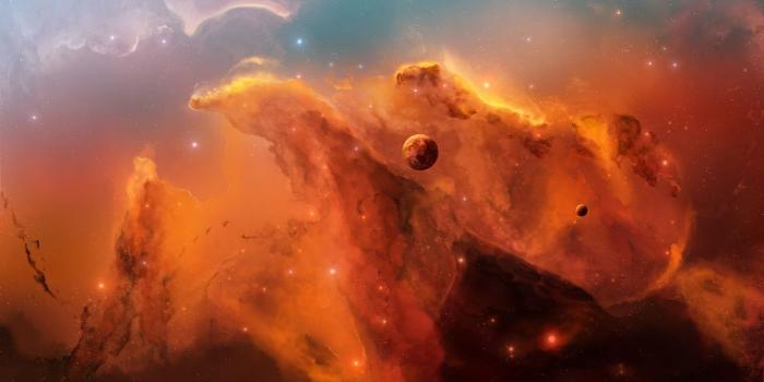 1920x1200 Orange, white, and green galaxy HD wallpaper | Wallpaper Flare