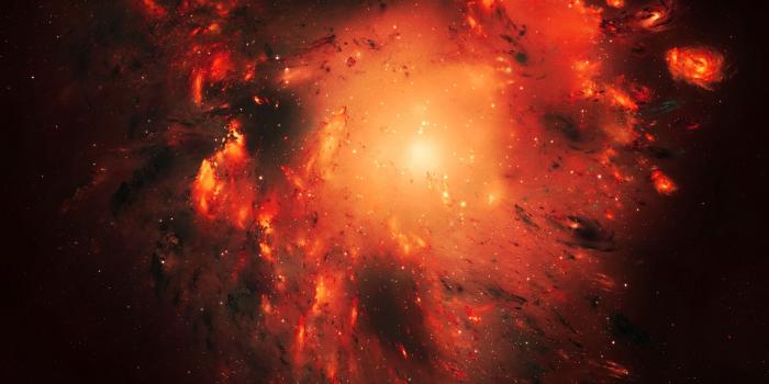 2400x3200 Galaxy Space Shine Stars Cluster Orange - Free Stock Photos, Images