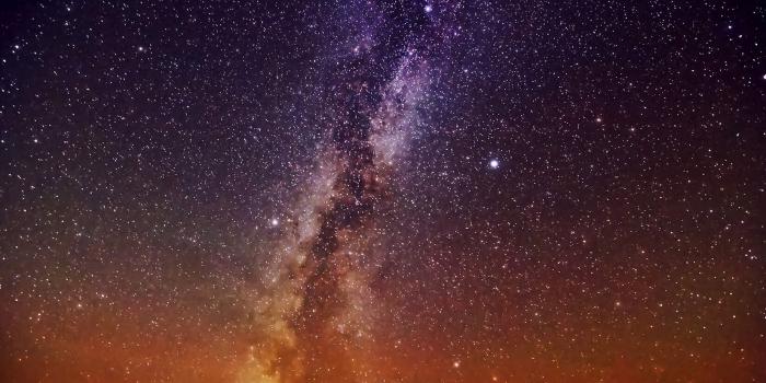 1650x1070 Purple and Orange Galaxy Wallpaper Mural - Murals Wallpaper