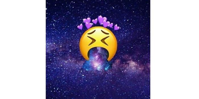 1334x1334 ▷ @whateverduh - WHATEVER - #emoji #galaxy #sky #painting #art