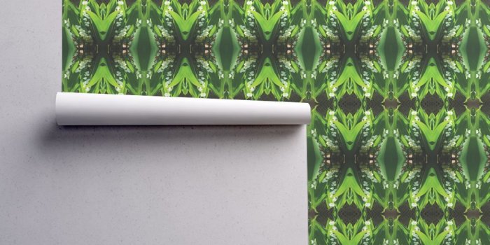 1024x1024 Green eyed beast wallpaper - stephaniem - Spoonflower