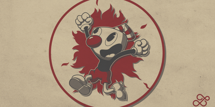 3840x2160 4K Vintage Cuphead WallPaper (Made from sketch to Vector) : Cuphead