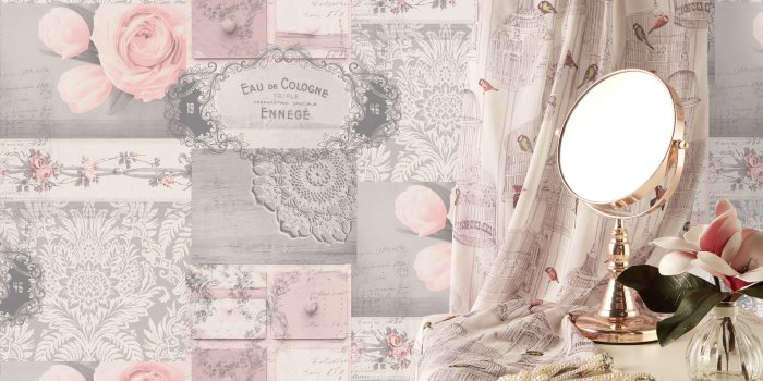 3441x4912 Crown Ophelia Decoupage Blush Vintage Wallpaper