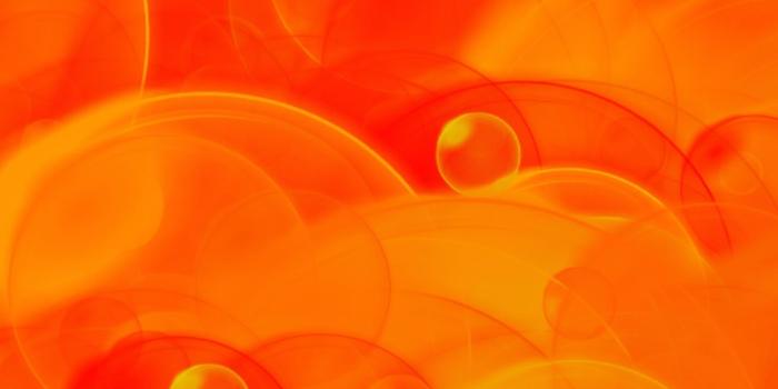 1440x2960 Download 1440x2960 wallpaper texture, bubbles, digital art, orange