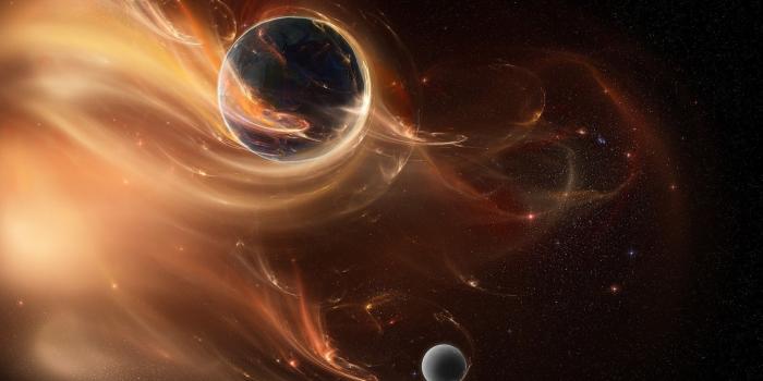 1920x1200 Planets & Orange Nebula Space wallpapers | Planets & Orange Nebula