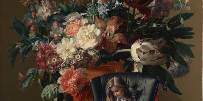 794x1187 Dutch Dark Vintage Floral art removable Wallpaper, Still Life Flowers, peel  and stick wallpaper,oil painting wallpaper,Colorful floral crown