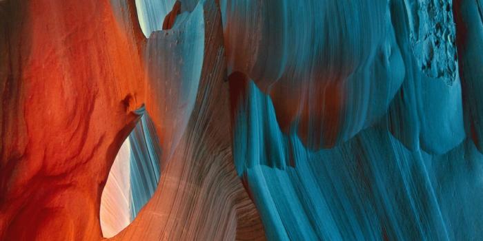 1455x2864 Orange, Blue, wallpaper, pattern, galaxy, colour, abstract, digital