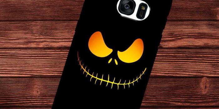1000x1000 Background Black Halloween Orange Wallpaper - Samsung Galaxy S7 S6 S5 Note  7 Cases & Covers
