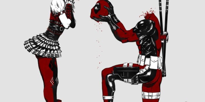 979x816 deadpool giving head to harley quinn by algiark d9qcmow - Harley