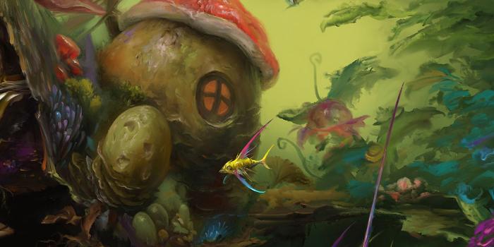 1920x1200 Download wallpaper 1920x1200 house, creatures, magic, fabulous