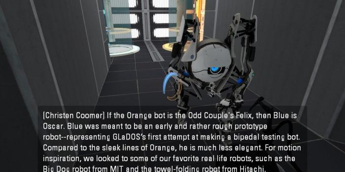 1024x768 portal 2 - Does GLaDOS hate Atlas, the blue robot? - Arqade