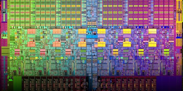 3226x1724 This nano-scale photograph of an Intel Xeon processor looks like