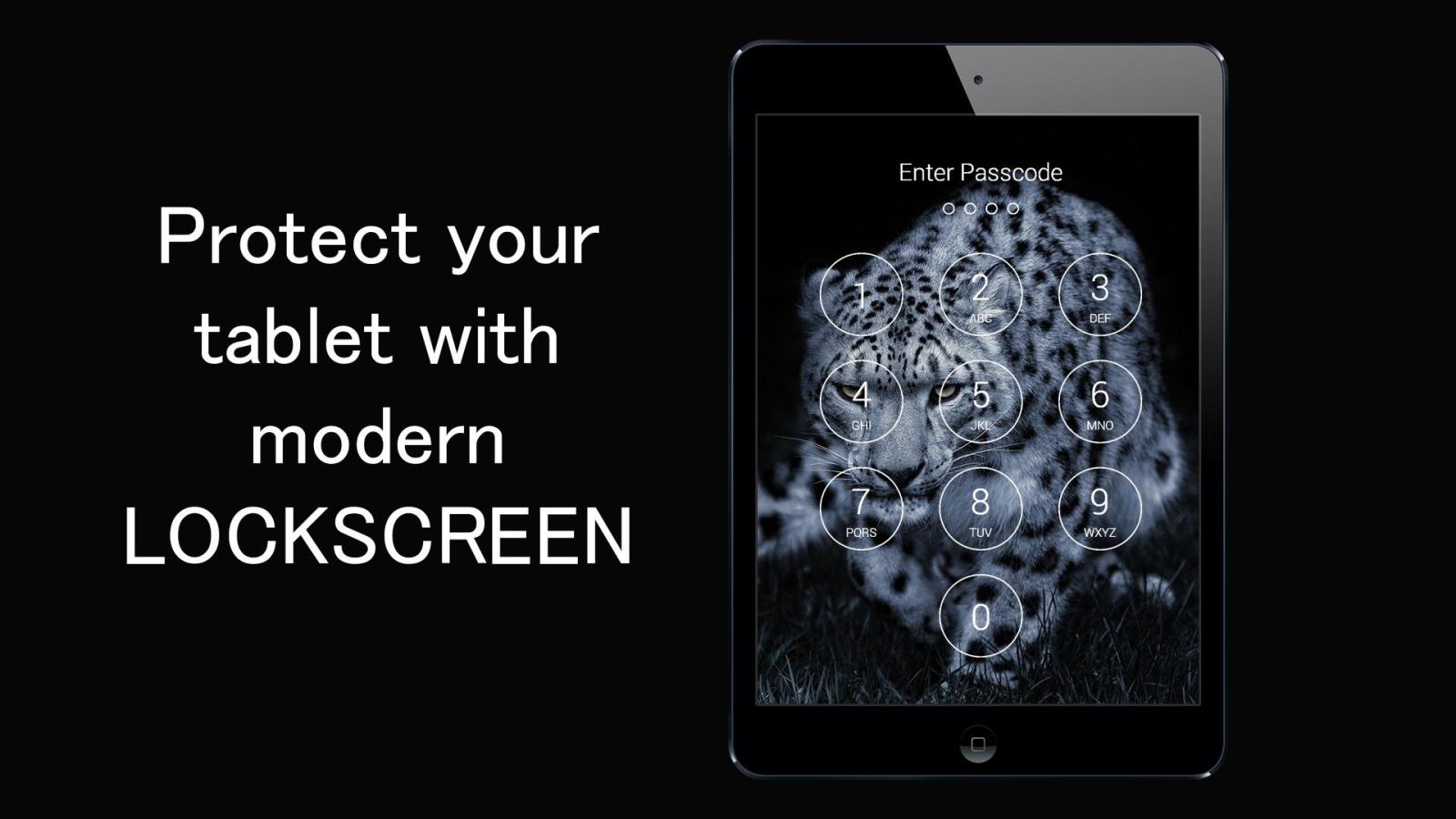 1920x1080 Leopard Dark Black AMOLED Lock Screen Wallpaper for Android - APK