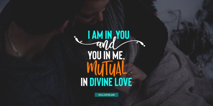 1920x1080 I am in you and you in me, mutual in divine love. - Quote by William