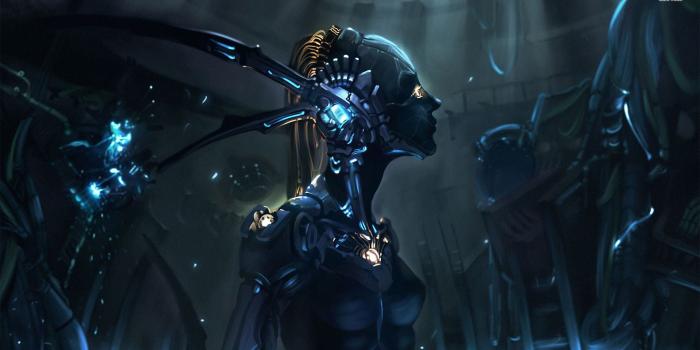 1920x1080 Female robot wallpaper - Fantasy wallpapers - #17047