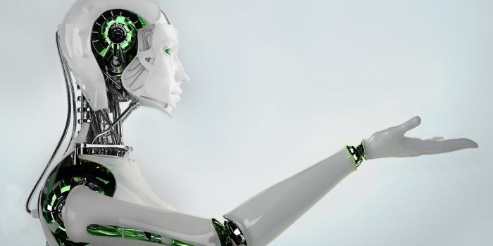 1920x1080 Wallpaper robot, female, art, 3d art, autor, android, personal robot