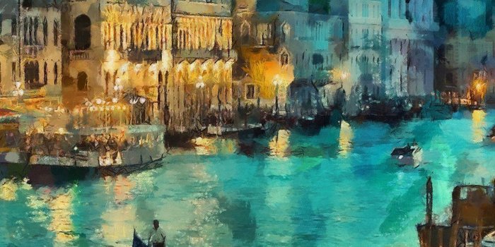 1366x768 wallpaper for desktop, laptop | aq31-art-classic-painting-water-lake