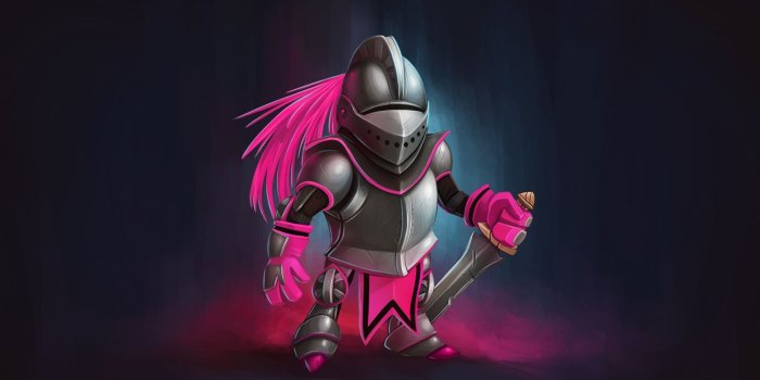 1920x1080 Knight Squad - Pink Knight | Steam Trading Cards Wiki | FANDOM