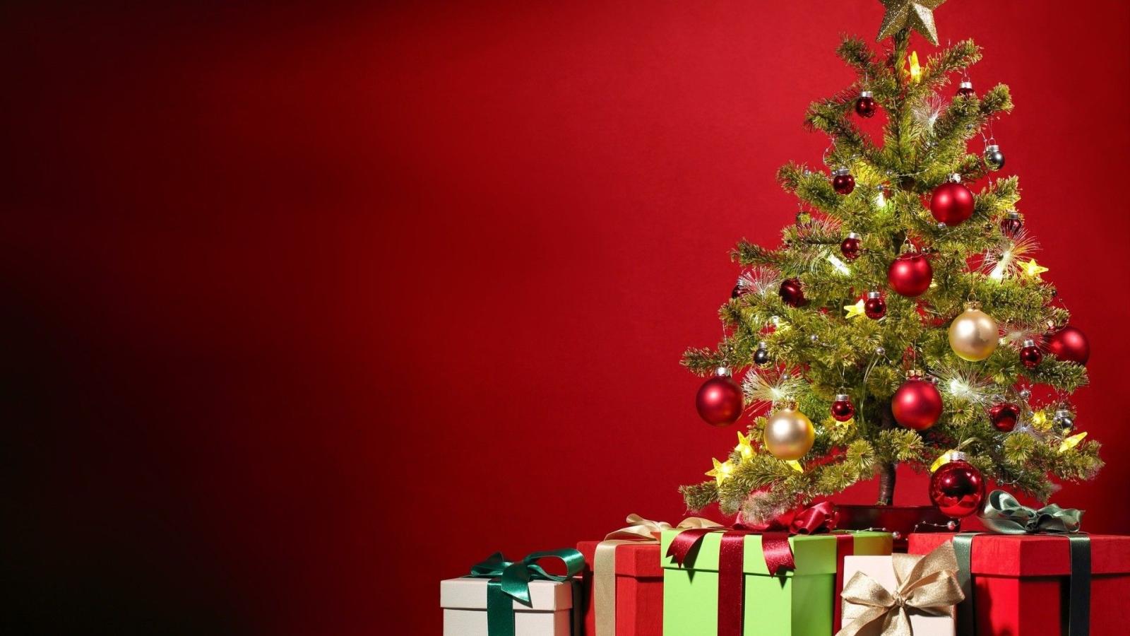 1920x1080 Merry Christmas Tree Wallpaper free download