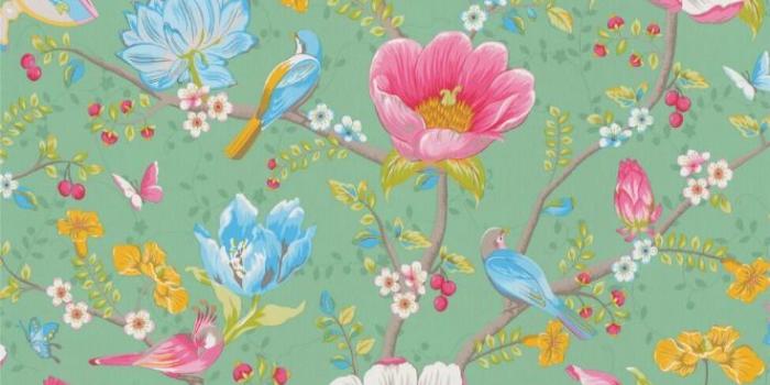 735x1470 This wallpaper design is the beautiful Chinese Garden by Pip Studio