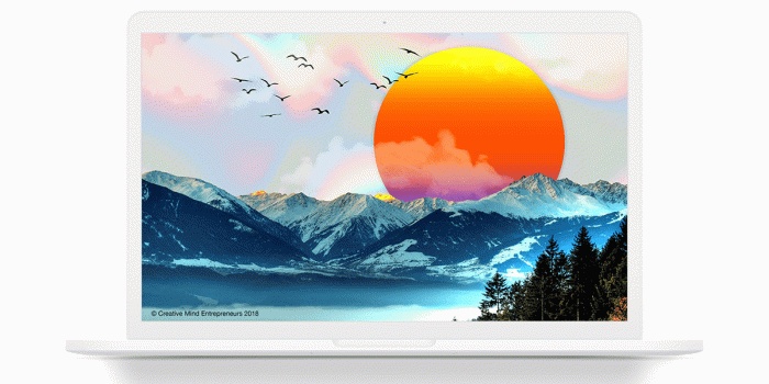 1200x796 Holographic Desktop Wallpaper (FREE Download) on AIGA Member Gallery