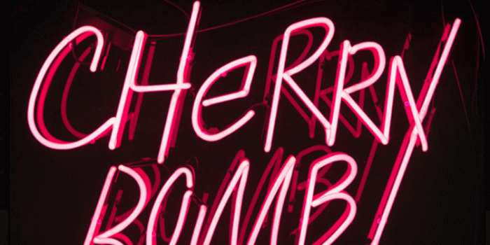 750x1333 Cherry bomb iPhone wallpaper | Neon light in 2019 | Aesthetic grunge