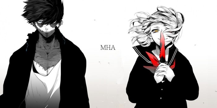 1366x768 Download 1366x768 Boku No Hero Academia, Dabi, Toga Himiko, Black